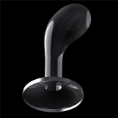 Прозрачный стимулятор простаты Flawless Clear Prostate Plug - 15 см. - Lovetoy - в Рубцовске купить с доставкой