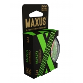 Презервативы в пластиковом кейсе MAXUS AIR Mixed - 3 шт. - Maxus - купить с доставкой в Рубцовске