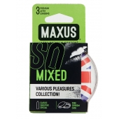 Презервативы в пластиковом кейсе MAXUS AIR Mixed - 3 шт. - Maxus - купить с доставкой в Рубцовске