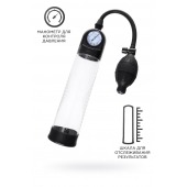 Прозрачная механическая помпа Roald с манометром - Sexus - в Рубцовске купить с доставкой