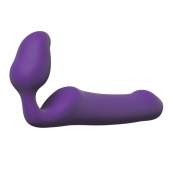 Фиолетовый безремневой страпон Queens L - Adrien Lastic - купить с доставкой в Рубцовске