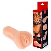 Телесный реалистичный мастурбатор в виде вагины - Bior toys - в Рубцовске купить с доставкой