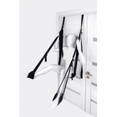 Черные секс-качели на дверь Anonymo №0505 - ToyFa - купить с доставкой в Рубцовске