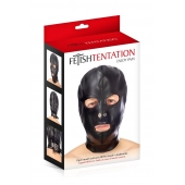 Маска-шлем с прорезями для глаз и рта - Fetish Tentation - купить с доставкой в Рубцовске