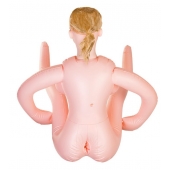 Надувная секс-кукла с реалистичной головой и поднятыми ножками - ToyFa - в Рубцовске купить с доставкой