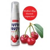 Гель-смазка Tutti-frutti с вишнёвым вкусом - 30 гр. - Биоритм - купить с доставкой в Рубцовске