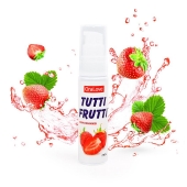 Гель-смазка Tutti-frutti с земляничным вкусом - 30 гр. - Биоритм - купить с доставкой в Рубцовске