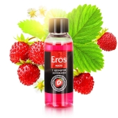Массажное масло Eros fantasy с ароматом земляники - 50 мл. - Биоритм - купить с доставкой в Рубцовске