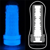 Светящийся в темноте мастурбатор Lumino Play Masturbator Ribbed - Lovetoy - в Рубцовске купить с доставкой