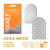 Карманный мастурбатор HEXA-BRICK - Tenga - в Рубцовске купить с доставкой