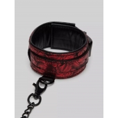 Красно-черные оковы Reversible Faux Leather Ankle Cuffs - Fifty Shades of Grey - купить с доставкой в Рубцовске