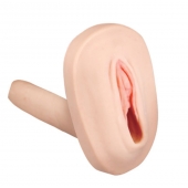 Мастурбатор-вагина с вибрацией и выносным пультом управления REALSTUFF SMOOTH   BALD - Dream Toys - в Рубцовске купить с доставкой