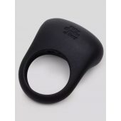 Черное эрекционное виброкольцо Sensation Rechargeable Vibrating Love Ring - Fifty Shades of Grey - в Рубцовске купить с доставкой