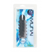Дымчатая стимулирующая насадка с закрытой головкой SAMURAI PENIS SLEEVE BLACK - 14,5 см. - NMC - в Рубцовске купить с доставкой