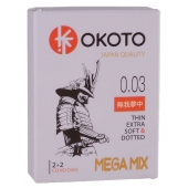 Набор из 4 презервативов OKOTO MegaMIX - Sitabella - купить с доставкой в Рубцовске
