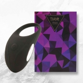 Черное эрекционное виброкольцо Thor Cockring - FeelzToys - в Рубцовске купить с доставкой