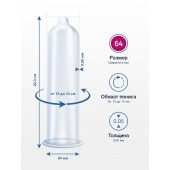 Презервативы MY.SIZE размер 64 - 10 шт. - My.Size - купить с доставкой в Рубцовске