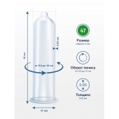 Презервативы MY.SIZE размер 47 - 3 шт. - My.Size - купить с доставкой в Рубцовске