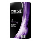 Презервативы с утолщённой стенкой VITALIS PREMIUM strong - 12 шт. - Vitalis - купить с доставкой в Рубцовске