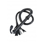 Длинный кожаный кнут с хлопушками на конце - ToyFa - купить с доставкой в Рубцовске