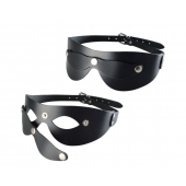 Черная кожаная маска  Новичок - Sitabella - купить с доставкой в Рубцовске