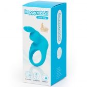 Голубое эрекционное виброкольцо Happy Rabbit Rechargeable Rabbit Cock Ring - Happy Rabbit - в Рубцовске купить с доставкой