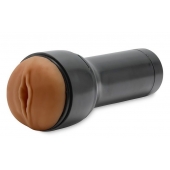 Коричневый мастурбатор-вагина Feel Stroker - Kiiroo - в Рубцовске купить с доставкой