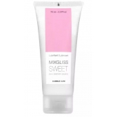 Смазка на водной основе Mixgliss Sweet с ароматом бабл-гам - 70 мл. - Mixgliss - купить с доставкой в Рубцовске