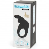 Черное эрекционное виброкольцо Happy Rabbit Rechargeable Rabbit Cock Ring - Happy Rabbit - в Рубцовске купить с доставкой