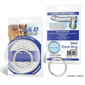 Стальное эрекционное кольцо STEEL COCK RING - 4.5 см. - BlueLine - в Рубцовске купить с доставкой