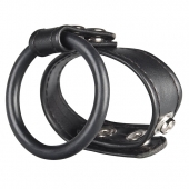 Двойное кольцо выносливости на пенис DUAL STAMINA RING - BlueLine - в Рубцовске купить с доставкой