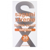 Ультратонкие презервативы Sagami Xtreme Superthin - 36 шт. - Sagami - купить с доставкой в Рубцовске