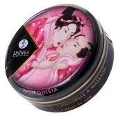 Массажная свеча Rose Petals с ароматом розы - 30 мл. - Shunga - купить с доставкой в Рубцовске