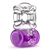 Фиолетовое эрекционное виброкольцо One Night Stand Vibrating C-Ring - Blush Novelties - в Рубцовске купить с доставкой