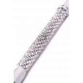 Чёрный стек с треугольным кожаным шлепком - 65 см. - ToyFa - купить с доставкой в Рубцовске