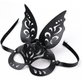 Черная ажурная маска  Зайка  с ушками - Crazy Handmade - купить с доставкой в Рубцовске