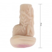 Реалистичный мастурбатор-вагина с вибрацией - LOVETOY (А-Полимер) - в Рубцовске купить с доставкой