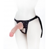 Податливый фаллос на трусиках Harness - 20,5 см. - LOVETOY (А-Полимер) - купить с доставкой в Рубцовске