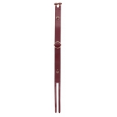 Бордовый ремень Halo Waist Belt - размер L-XL - Shots Media BV - купить с доставкой в Рубцовске