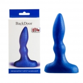 Синий анальный стимулятор Beginners p-spot massager - 11 см. - Lola Games - в Рубцовске купить с доставкой