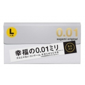 Презервативы Sagami Original 0.02 L-size увеличенного размера - 5 шт. - Sagami - купить с доставкой в Рубцовске