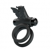 Черное эрекционное виброкольцо Passionate Ring IX - Baile - в Рубцовске купить с доставкой