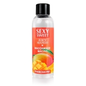Массажное масло Sexy Sweet Juicy Mango с феромонами и ароматом манго - 75 мл. - Биоритм - купить с доставкой в Рубцовске