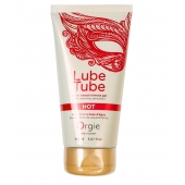 Интимный гель на водной основе Lube Tube Hot с разогревающим эффектом - 150 мл. - ORGIE - купить с доставкой в Рубцовске