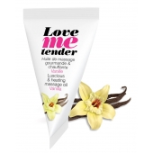 Съедобное согревающее массажное масло Love Me Tender Vanilla с ароматом ванили - 10 мл. - Love to Love - купить с доставкой в Рубцовске