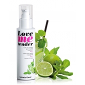 Съедобное согревающее массажное масло Love Me Tender Mojito с ароматом мохито - 100 мл. - Love to Love - купить с доставкой в Рубцовске