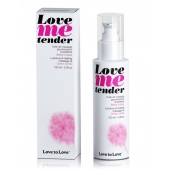 Съедобное согревающее массажное масло Love Me Tender Cotton Candy с ароматом сладкой ваты - 100 мл. - Love to Love - купить с доставкой в Рубцовске