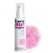 Съедобное согревающее массажное масло Love Me Tender Cotton Candy с ароматом сладкой ваты - 100 мл. - Love to Love - купить с доставкой в Рубцовске