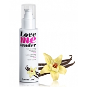 Съедобное согревающее массажное масло Love Me Tender Vanilla с ароматом ванили - 100 мл. - Love to Love - купить с доставкой в Рубцовске