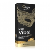 Съедобный гель Dual Vibe Pina Colada с эффектом вибрации и вкусом коктейля пина колада - 15 мл. - ORGIE - купить с доставкой в Рубцовске